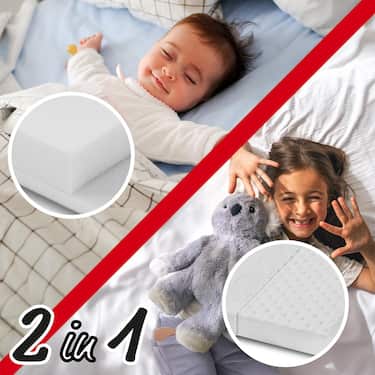 Colchón infantil CloudComfort Superior 60 x 120 cm con borde escalonado Colchón infantil CloudComfort Superior 60 x 120 cm con borde escalonado