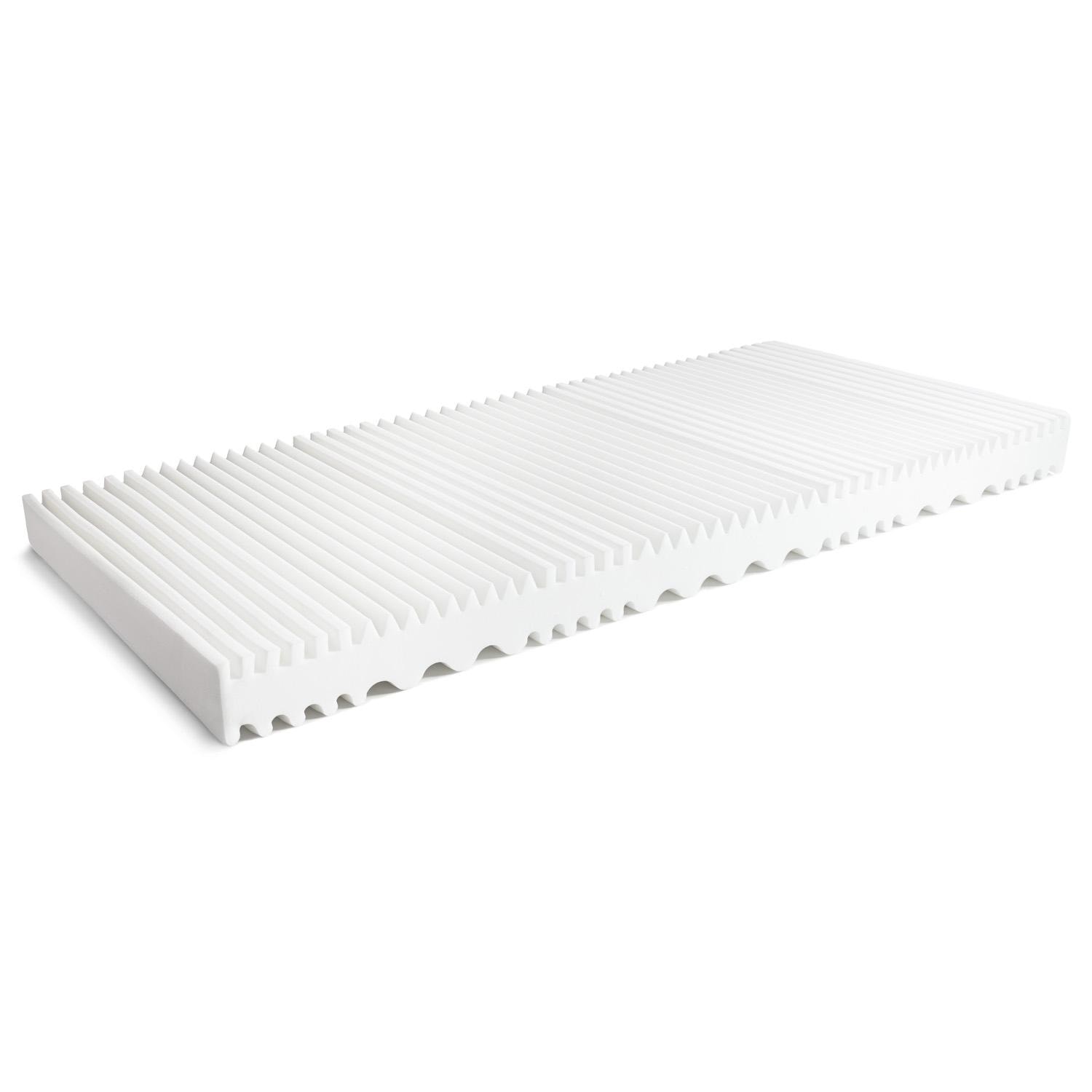 Construction and layers – Cold foam mattress K16 / 80 x 200 cm / H2 + H3 / 16 cm high + Sleezzz® Smart blanket 150 x 200 cm