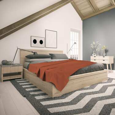 Manta piqué gofre algodón gasolina 75 x 120 cm