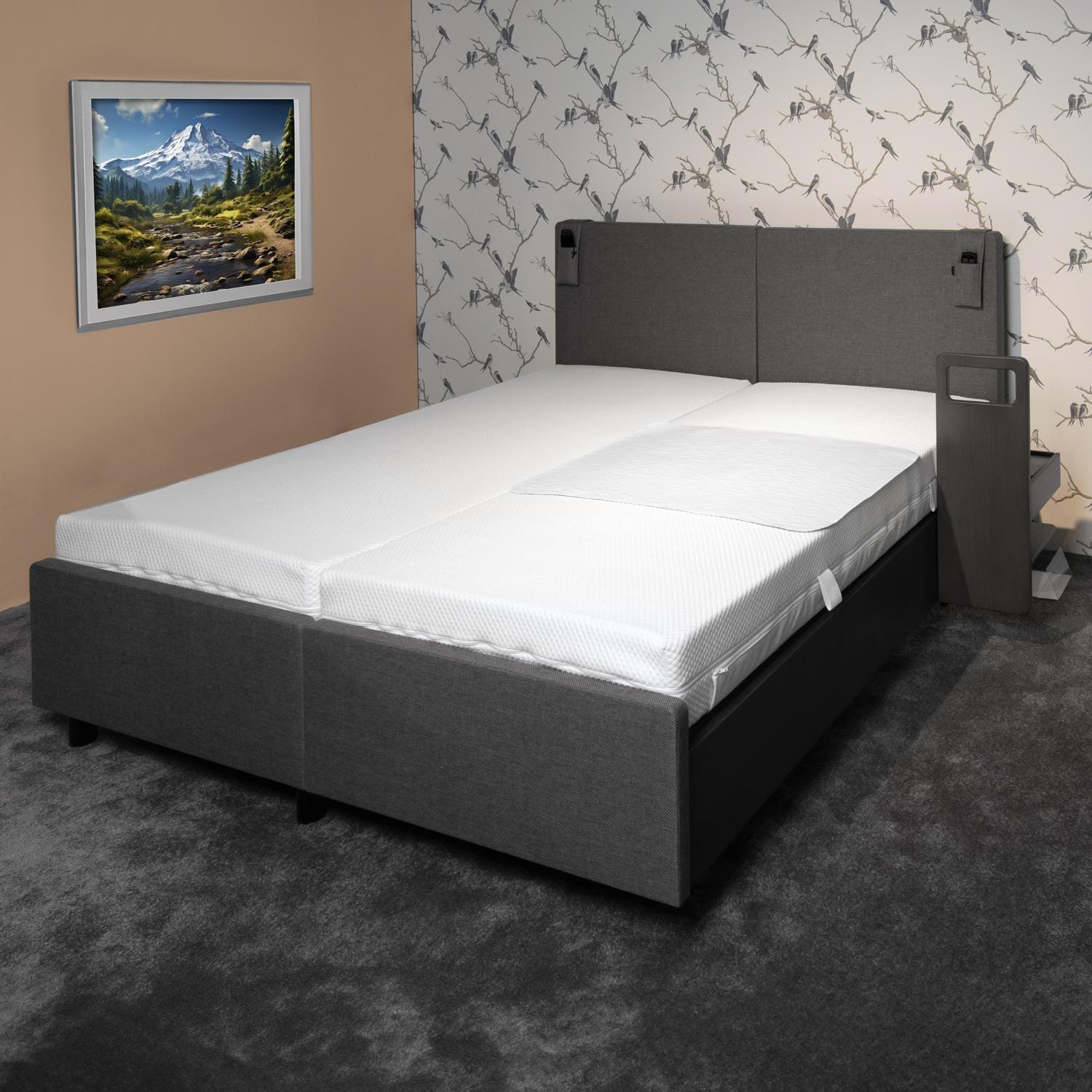 Cubrecolchón de vellón absorbente e impermeable Sleezzz Vital, 75 x 90 cm, para proteger el colchón en un pack de 4 unidades