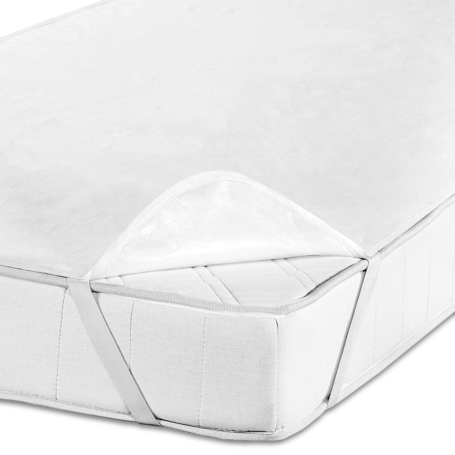 Features as icons – Sleezzz® Vital waterproof molleton mattress protector fixed tension 100 x 200 cm