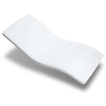 Supportho premium kallskumstopp 100 x 200 cm H3, höjd 9 cm, hårdhetsgrad H3 med antibakteriellt överdrag + CloudComfort Basic gel-flingkudde 40 x 80 cm