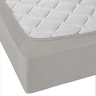 Castell σεντόνι μικροϊνών interlock jersey ασημί γκρι 90 x 190 - 100 x 200 cm