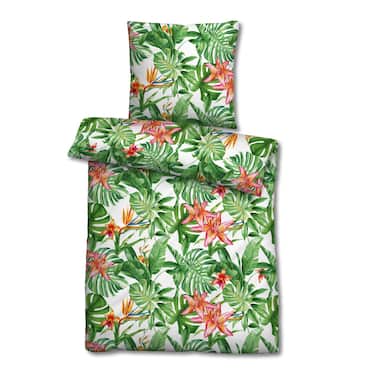 Ropa de cama de microfibra seersucker 155 x 220 + 80 x 80 cm en paquete de 4 unidades