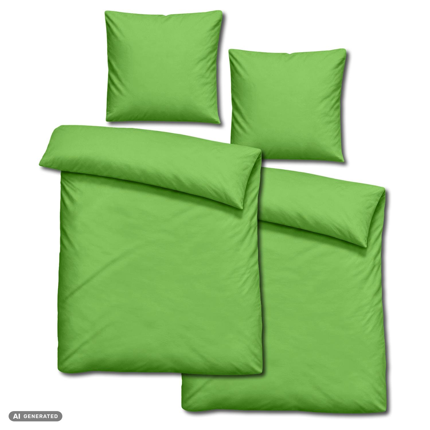 Juego de dos piezas de ropa de cama Cloud Comfort de satén de mako, 135 x 200 cm + 80 x 80 cm