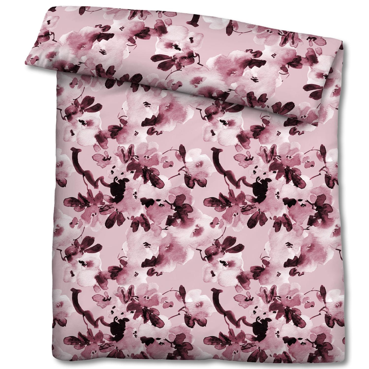 Double pack of beaver bed linen 155 x 220 cm + 80 x 80 cm