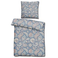 CloudComfort Basic ropa de cama de microfibra paisley 155 x 220 + 80 x 80 cm