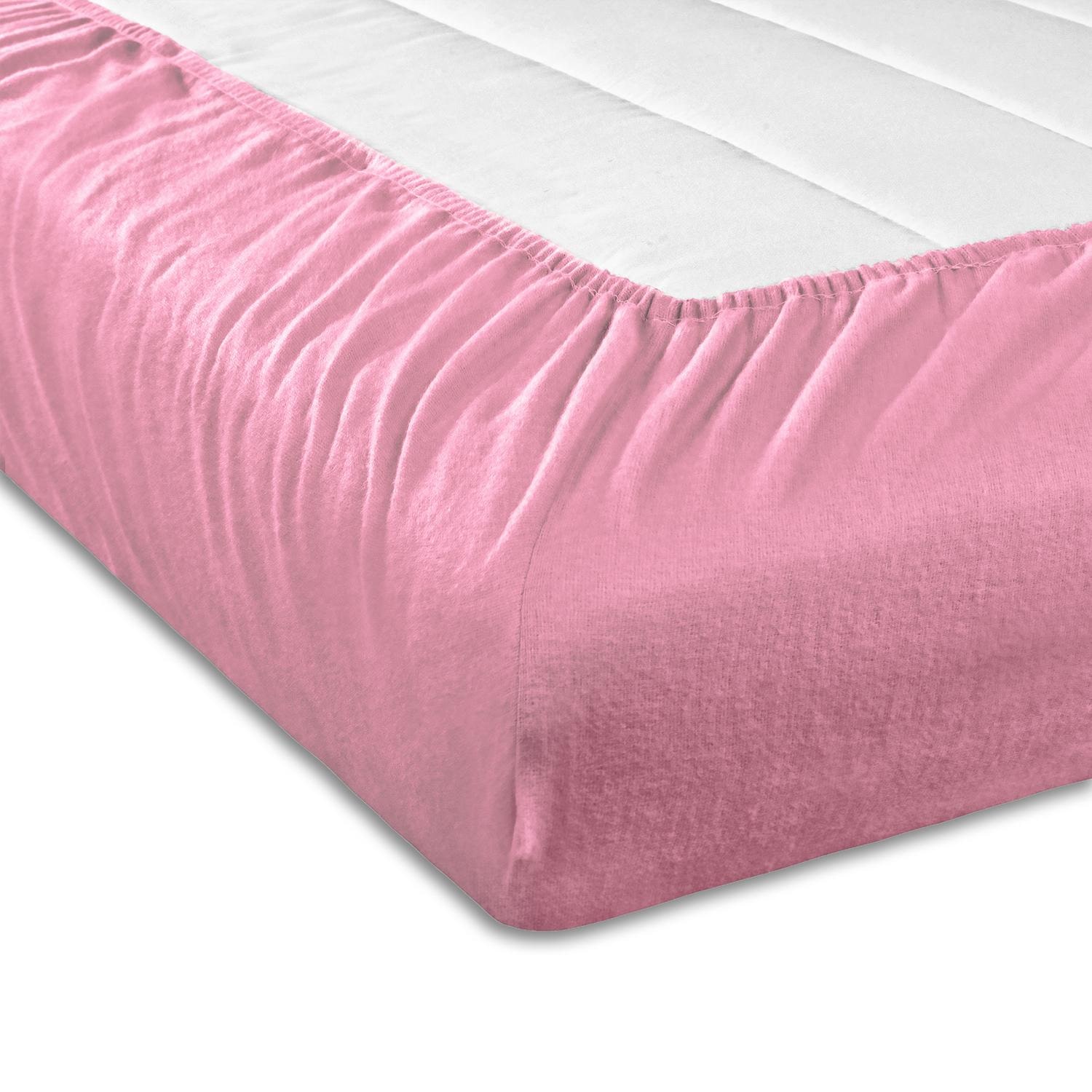 Setex REFIBRA fine fiber fitted sheet pink 180 x 200 cm