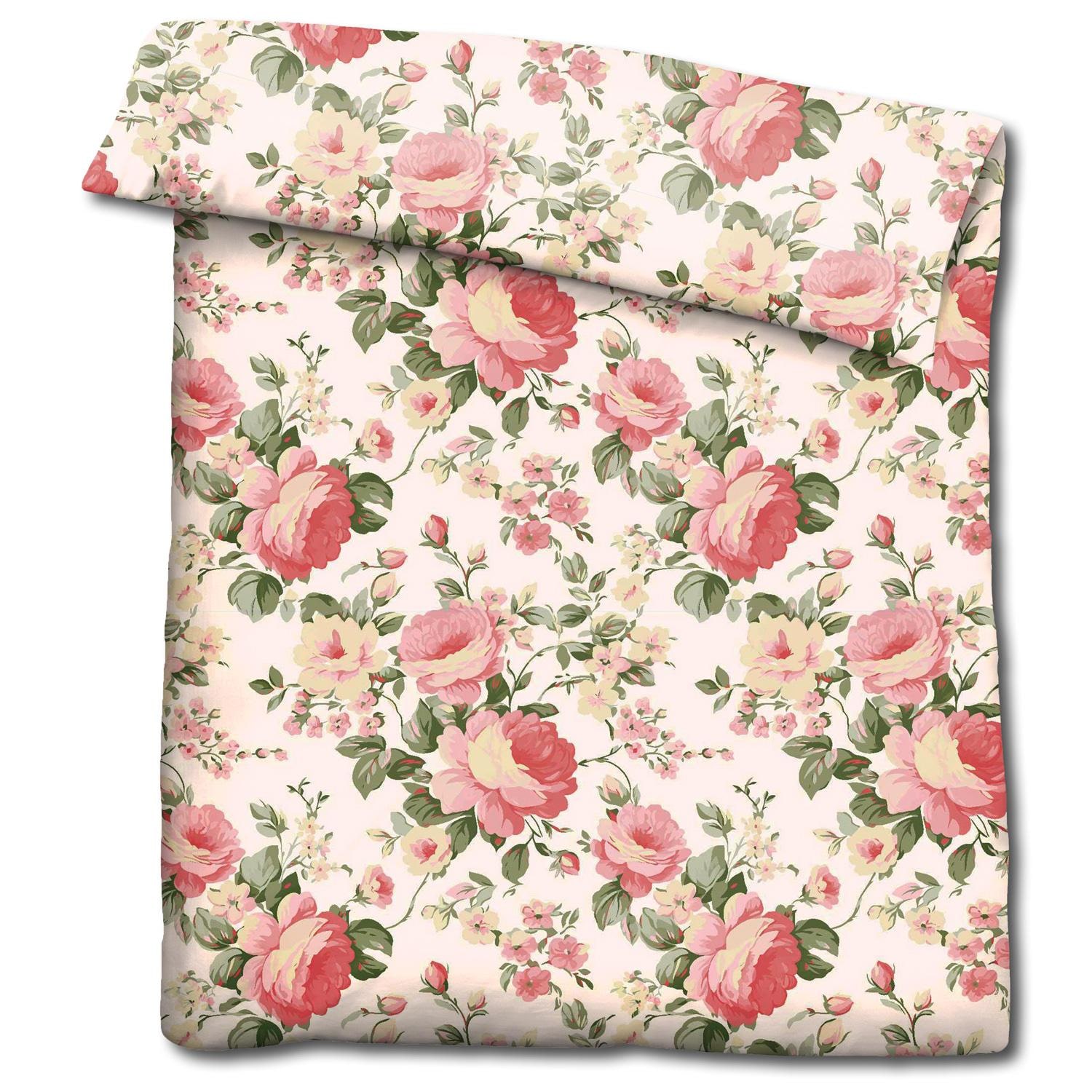 CloudComfort Basic microfiber bed linen Camelie 135 x 200 + 80 x 80 cm