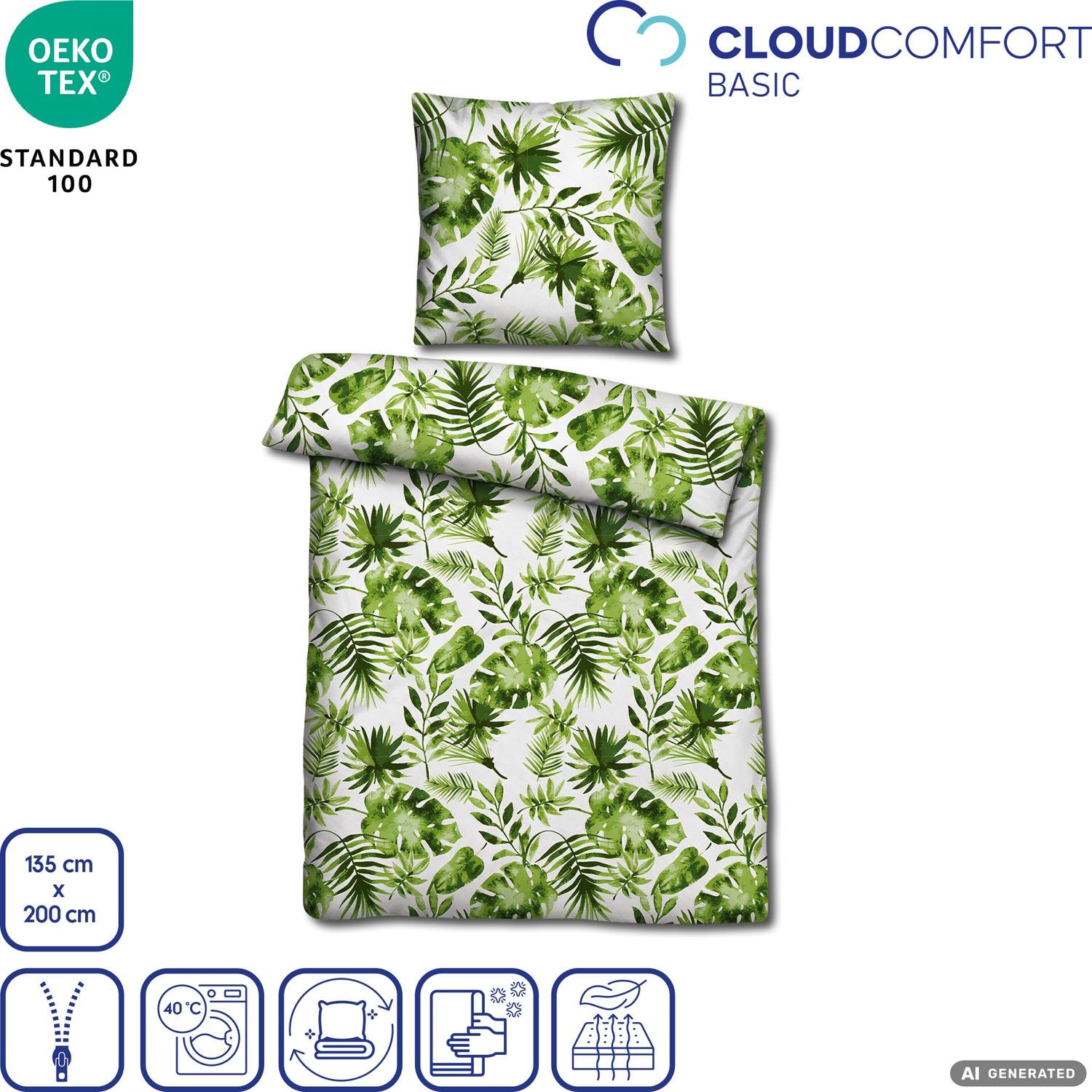 Paquete doble de ropa de cama de microfibra seersucker 135 x 200 + 80 x 80 cm