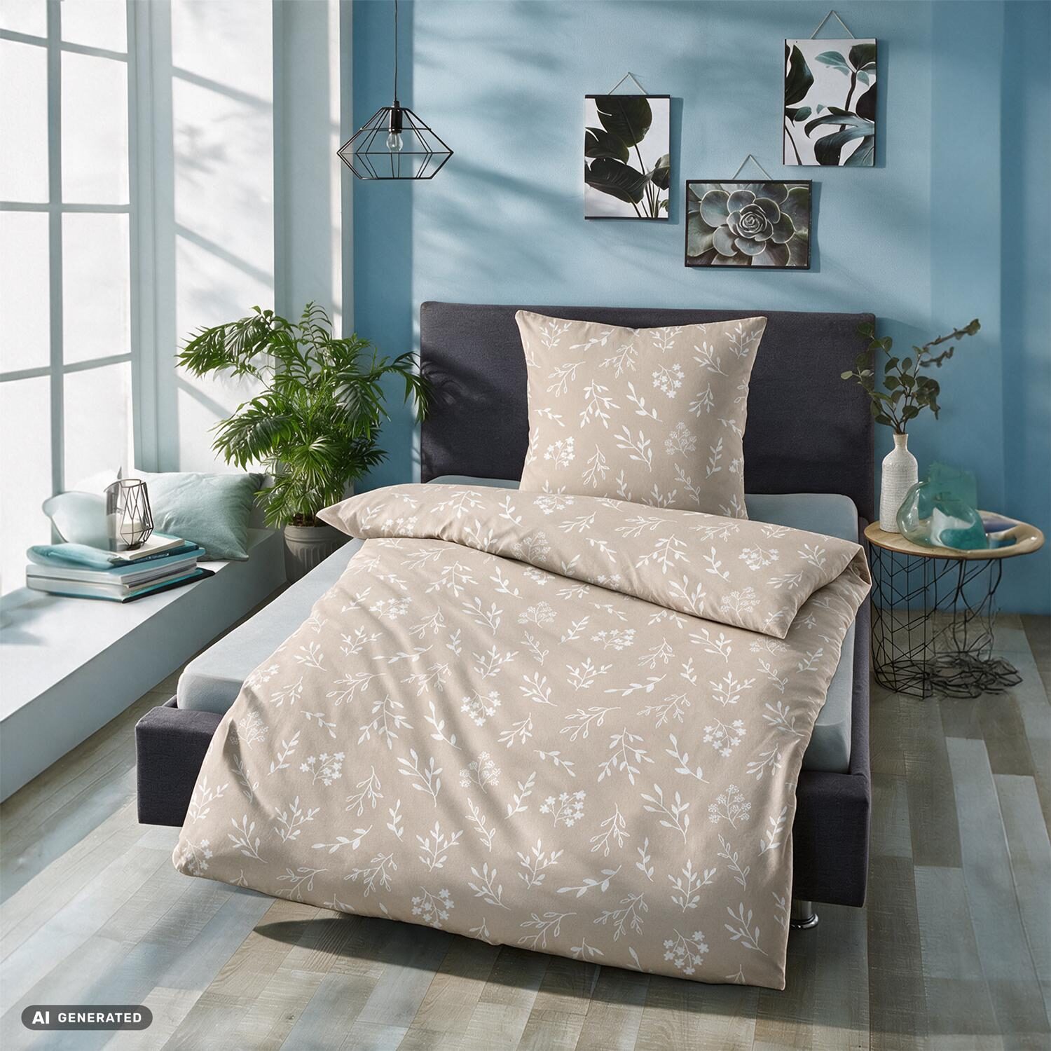 Juego de cama «Renforcé» 140 x 200 cm + 60 x 80 cm
