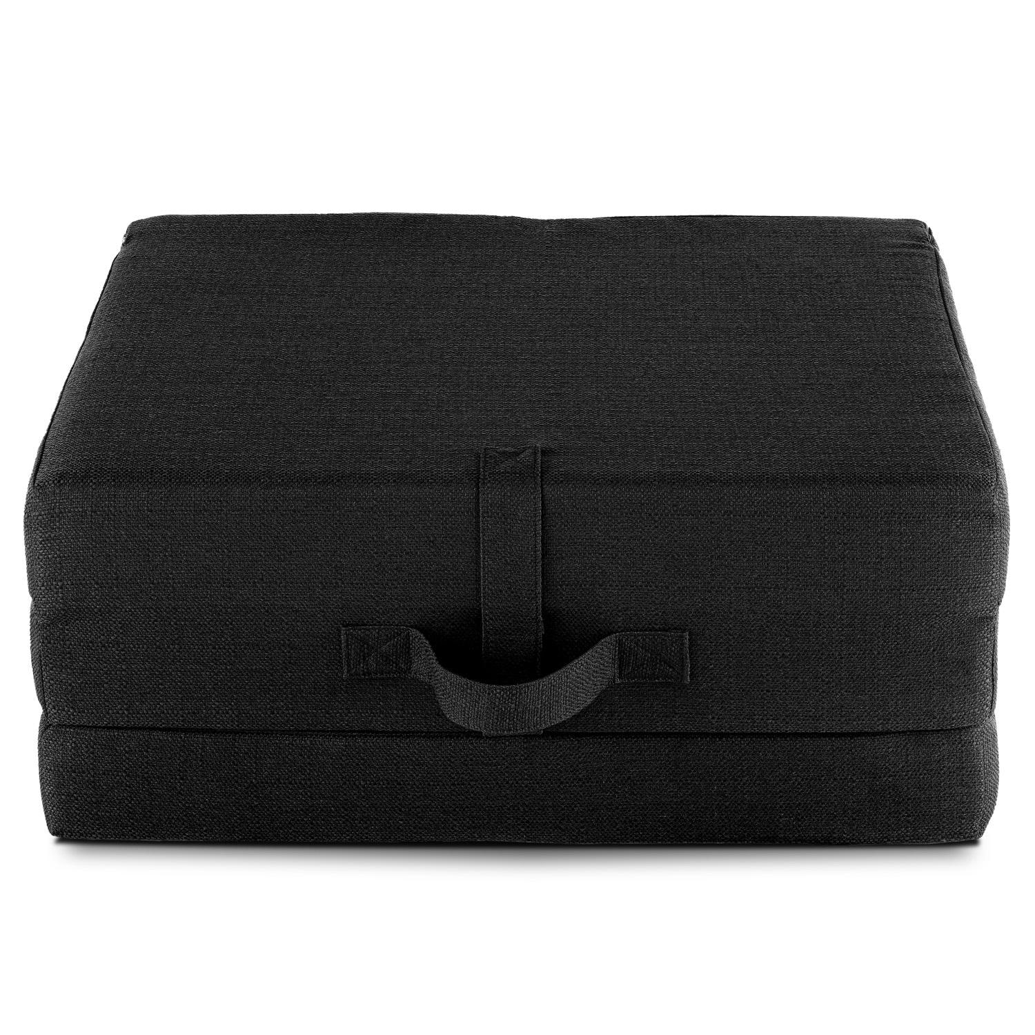 Görünüm – CloudComfort Premium katlanır yatak 70 x 195 cm siyah