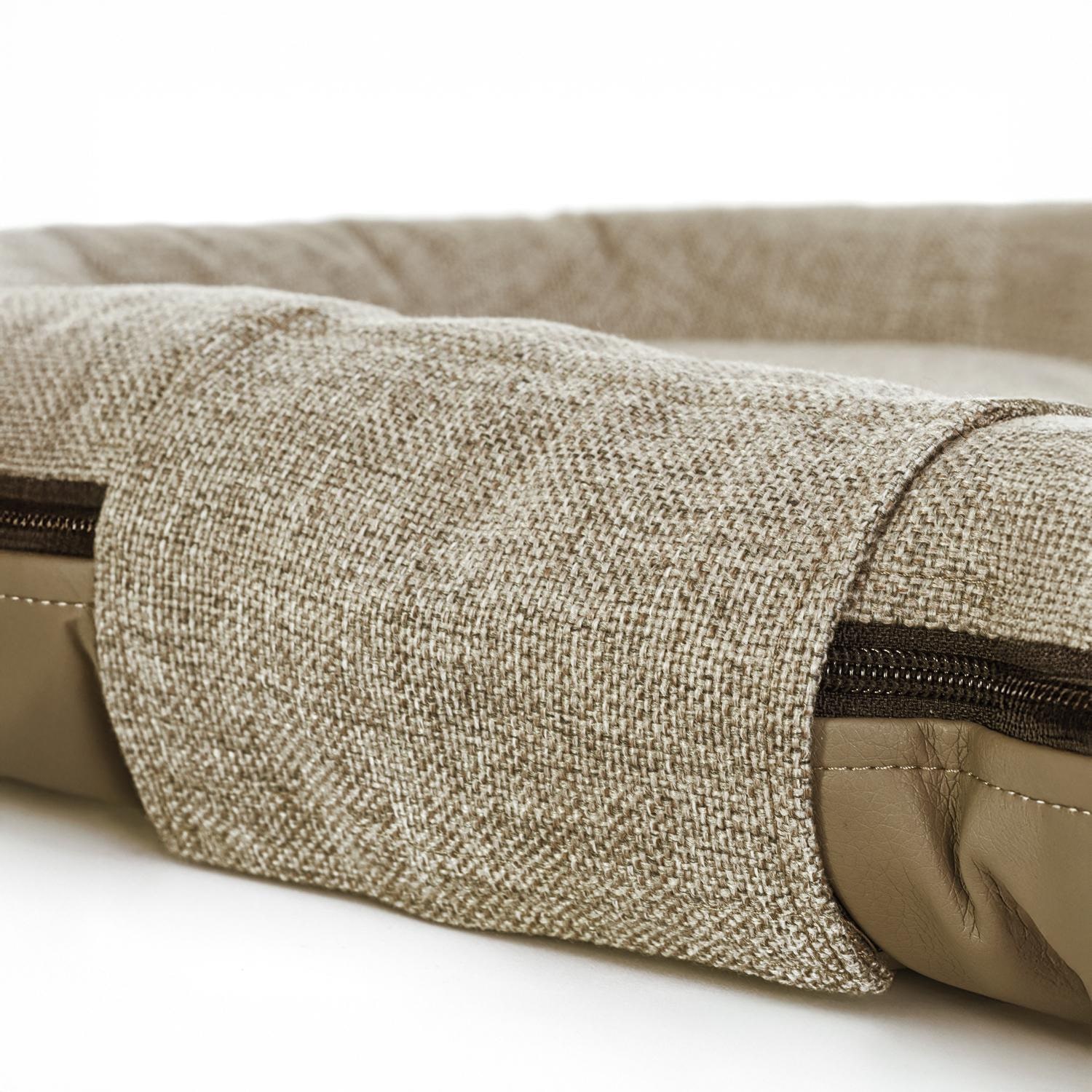 La funda en detalle – Cojín para perro Petzzz Balou beige M 80 x 55 x 10 cm