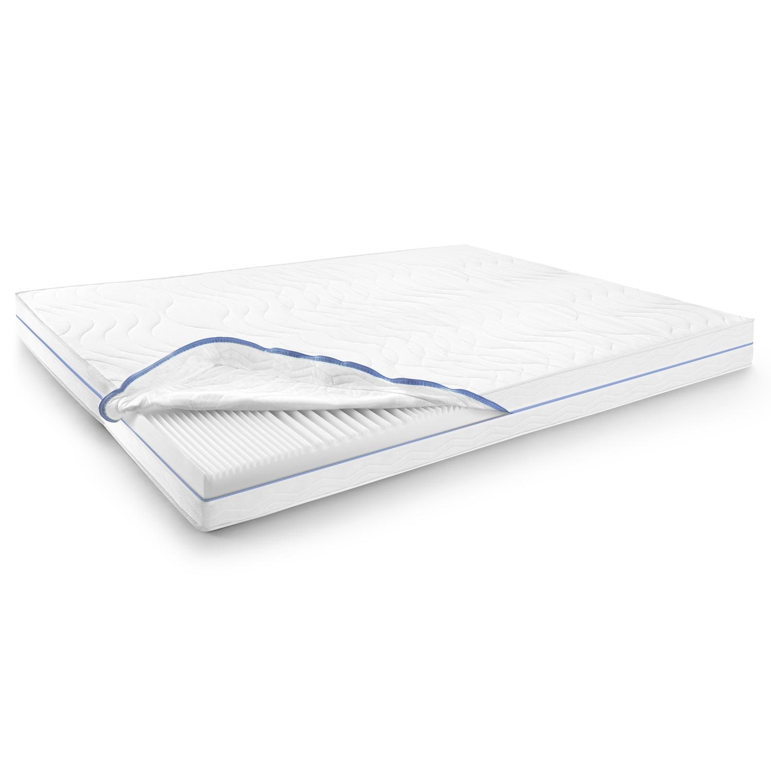 Ergonomic mattress 160x200 cm 7-zone Supportho Premium height 18 cm, firmness level H2/H3 + 2 x CloudComfort Basic microfiber bed set 135 x 200 cm + 80 x 80 cm