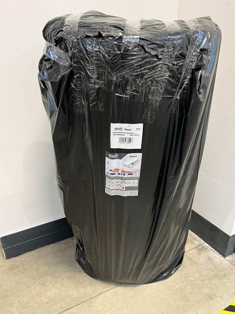 Online returnering 7-zoners pocketfjederkernemadras Sleezzz Smart 140 x 190 cm, højde 21 cm, fasthedsniveau H2/H3