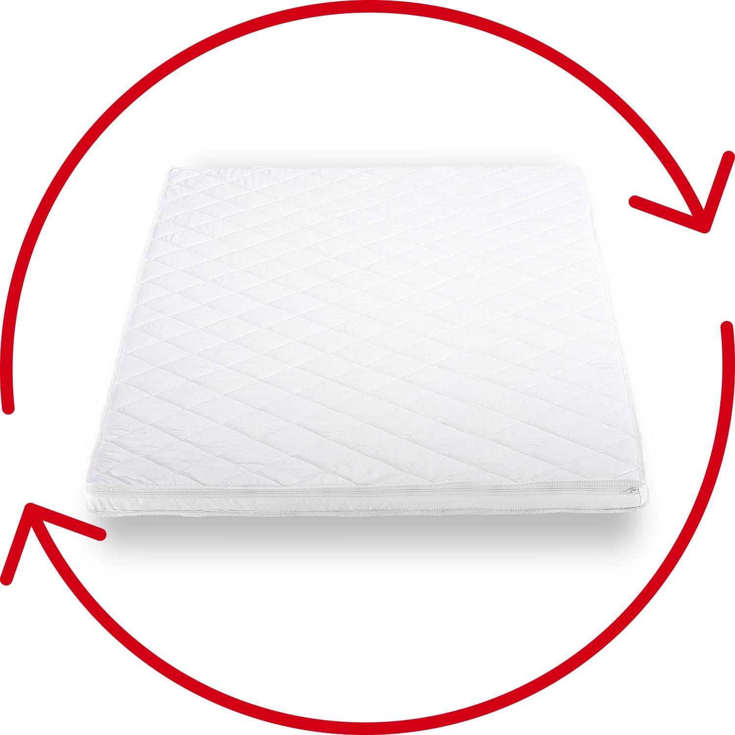 Reversible sides – T6 Topper 180 x 200 cm H3
