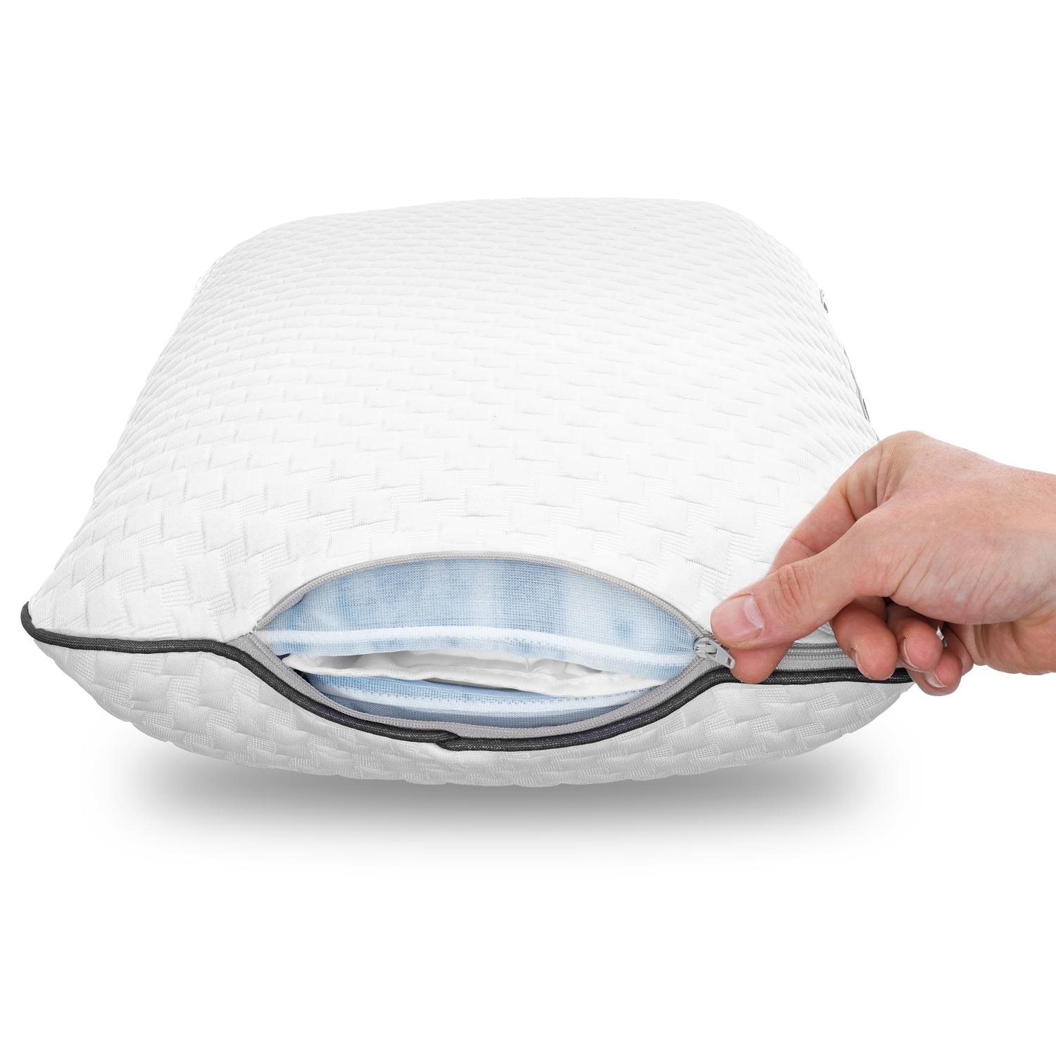 Almohada Sleezzz Smart regulable en altura y firmeza 33 x 75 cm