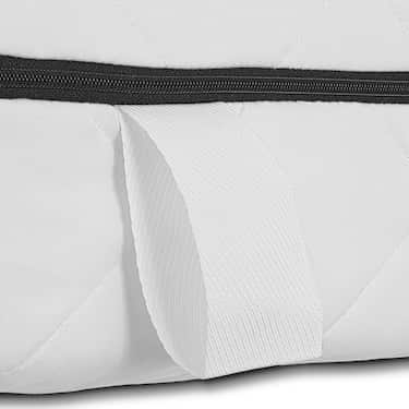 Sleezzz Superior pocket yaylı yatak 90 x 200 cm, yükseklik 18 cm, sertlik seviyesi H3 + yatak pedi / mattress topper 90 x 200 cm