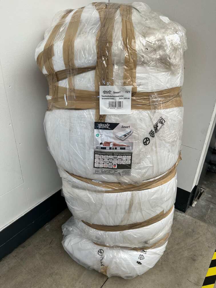 Online iade 7 bölgeli pocket yaylı yatak Sleezzz Smart 120 x 200 cm, yükseklik 21 cm, sertlik seviyesi H2/H3