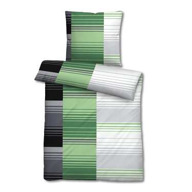 Ropa de cama de microfibra seersucker de 135 x 200 + 80 x 80 cm en paquete de 4 unidades