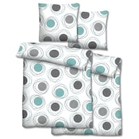 Paquete doble Castell Polycotton Renforcé ropa de cama 155 x 220 cm + 80 x 80 cm