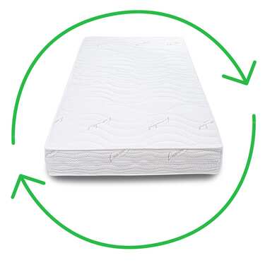 Colchón ergonómico de espuma fría Supportho Lavanda 90 x 200 cm, altura 18 cm, nivel de firmeza H2/H3