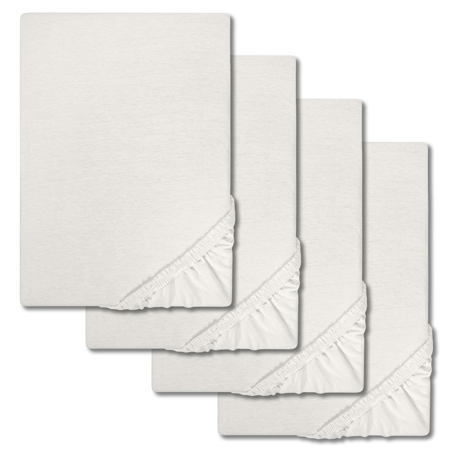 Castell Jersey gultasveļas komplekts 4 gab. balts 140 x 190 cm – 150 x 200 cm