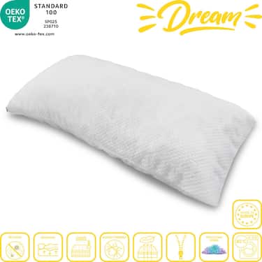 4 x Dream visco kakla atbalsta spilvens 40 x 80 cm 4 x Dream visco kakla atbalsta spilvens 40 x 80 cm