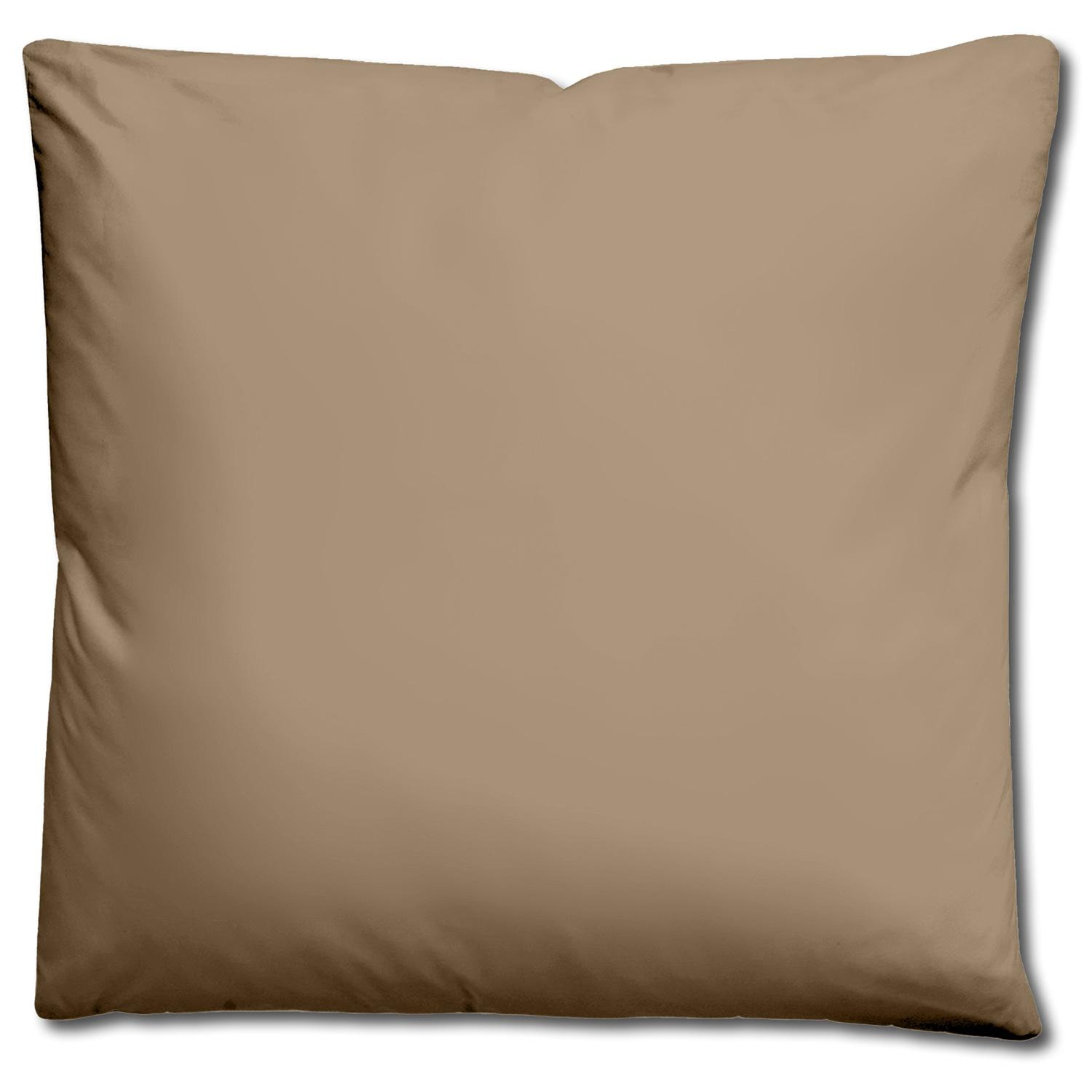Double pack Sleezzz® Renforcé reversible bed linen mocha/white 135 x 200 + 80 x 80 cm