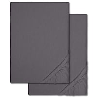 Sábana bajera polar invierno antracita 140 x 190 - 160 x 200 cm paquete doble