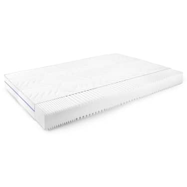 Colchón ergonómico 140x200 cm Supportho Premium de 7 zonas, altura 18 cm, nivel de firmeza H2/H3 + juego de cama CloudComfort Basic de microfibra 135 x 200 cm + 80 x 80 cm