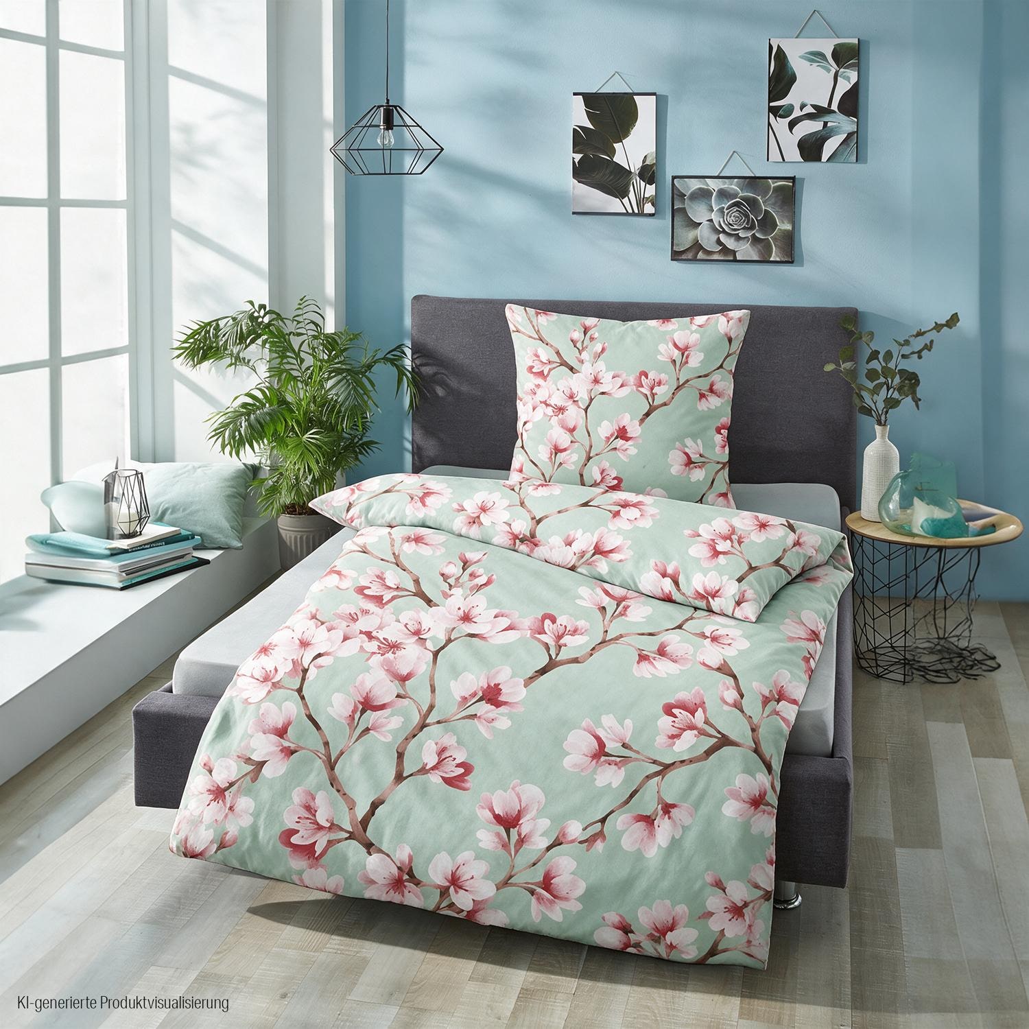 Juego de cama Cloud Comfort de satén Mako, 135 x 200 cm + 80 x 80 cm