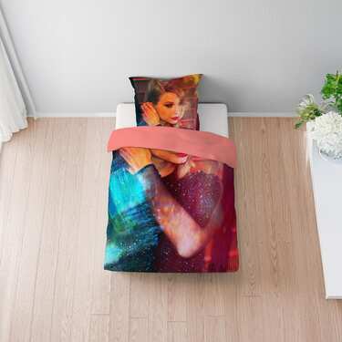 Obojstranná posteľná bielizeň z mikrovlákna Castell Taylor Swift by Sid Maurer 155 x 220 + 80 x 80 cm