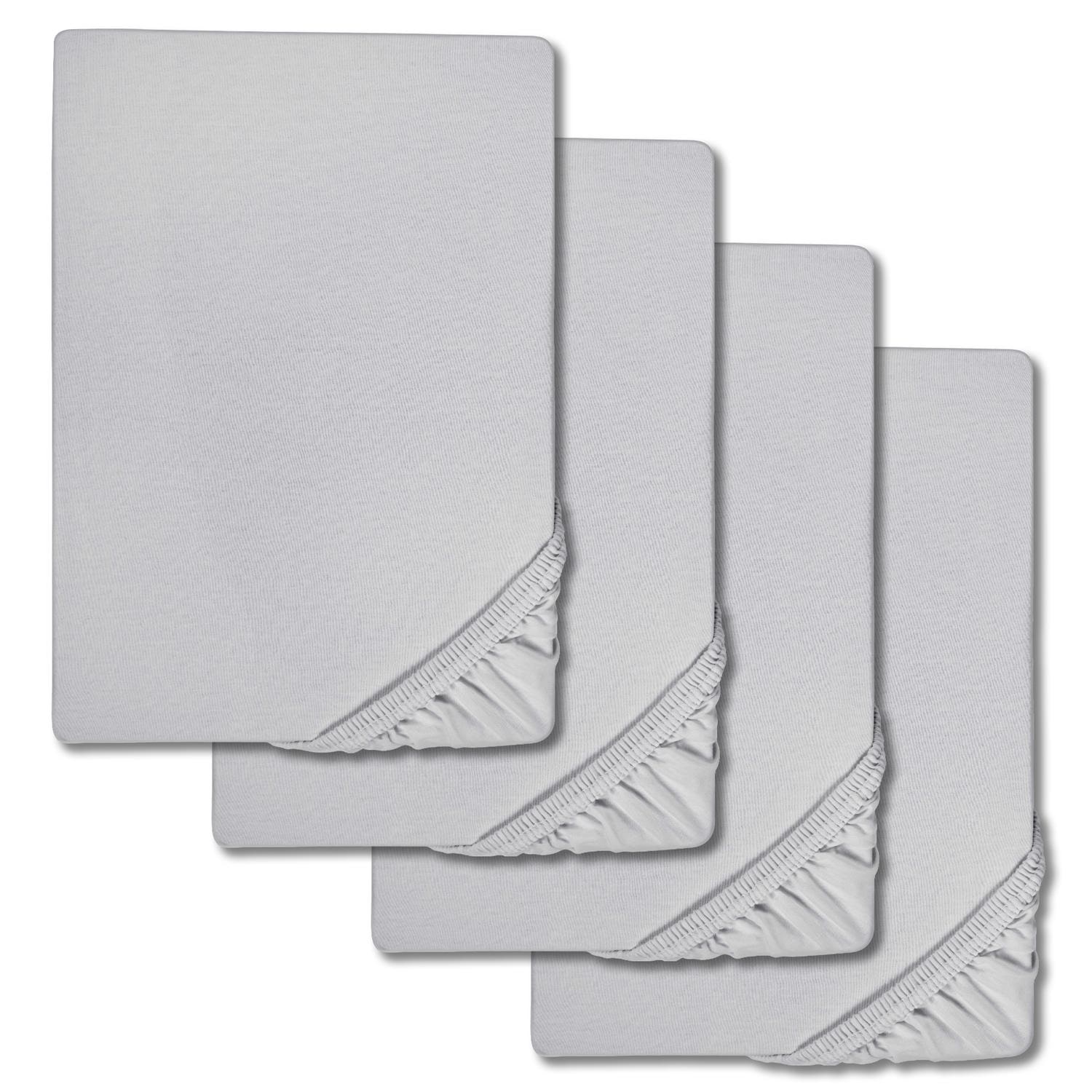 4 Castell linade komplekt hõbehall 90 x 190 - 100 x 200 cm - 100 x 200 cm