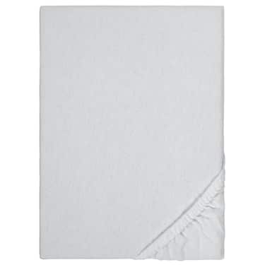 Fitted sheet winter fleece silver gray 140 x 190 - 160 x 200 cm