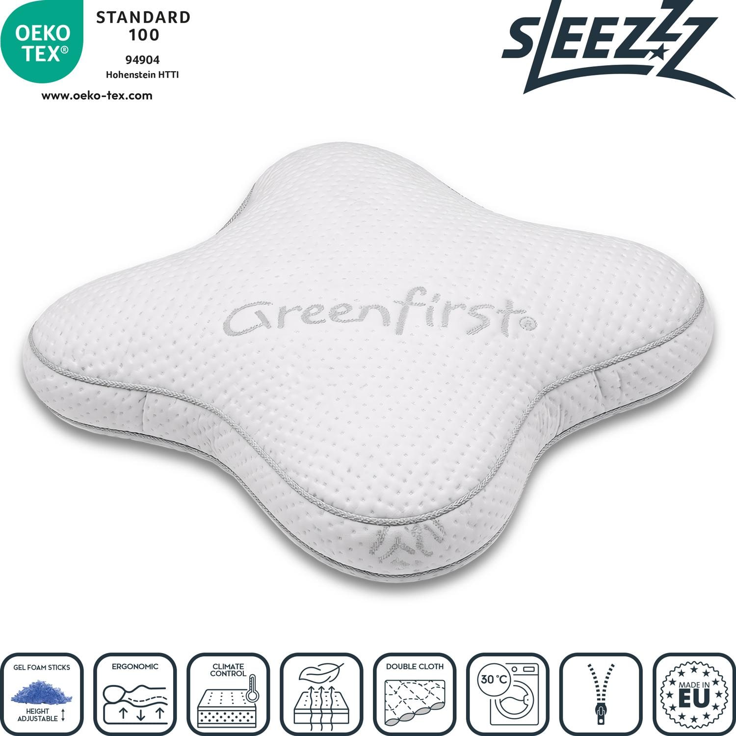 Egenskaber som symboler – Sleezzz® premium gelskum-kontur- og mavesovepude