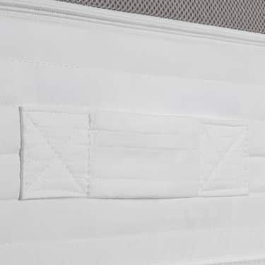 Colchón ergonómico de muelles ensacados de 7 zonas Sleezzz Diamond T1000, 180 x 200 cm, altura 23 cm, grado de firmeza H2/H3, 1000 muelles/2 m² + 2 juegos de cama de microfibra CloudComfort Basic de 135 x 200 cm + 80 x 80 cm