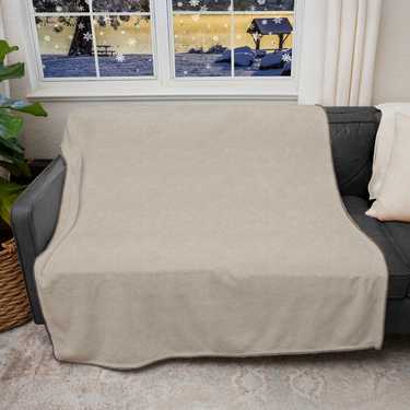 Colchón de espuma Confort K10 100 x 200 cm, altura 10 cm, nivel de firmeza H3 + manta acogedora Sleezzz® Smart 140 x 200 cm