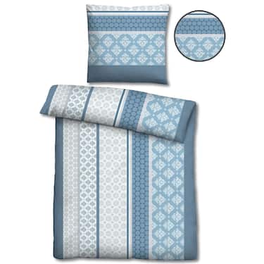 Dvojni paket posteljnine bobrovec 155 x 220 cm + 80 x 80 cm