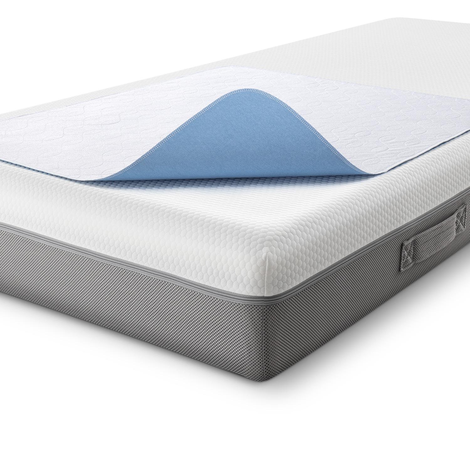 Cubrecolchón de vellón absorbente e impermeable Sleezzz Vital, 75 x 90 cm, para proteger el colchón en un pack de 4 unidades