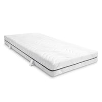 Colchón viscoelástico de 7 zonas Sleezzz Smart 80 x 200 cm, altura 18 cm, nivel de firmeza H2+H3 con espuma con memoria de aire