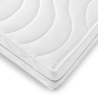 Colchón ergonómico 140x200 cm Supportho Premium de 7 zonas, altura 18 cm, nivel de firmeza H2/H3 + juego de cama CloudComfort Basic de microfibra 135 x 200 cm + 80 x 80 cm