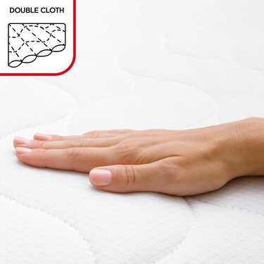 Prémiová sedmizónová matrace CloudComfort 90x200 cm, výška 15 cm, stupeň tuhosti H2/H3