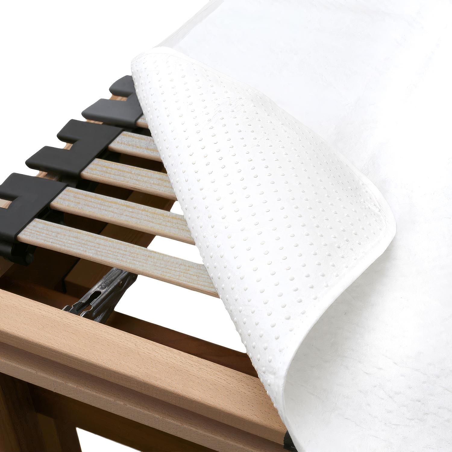 Nubbed mattress protector Slatted frame support Mattress base 140 x 200 cm