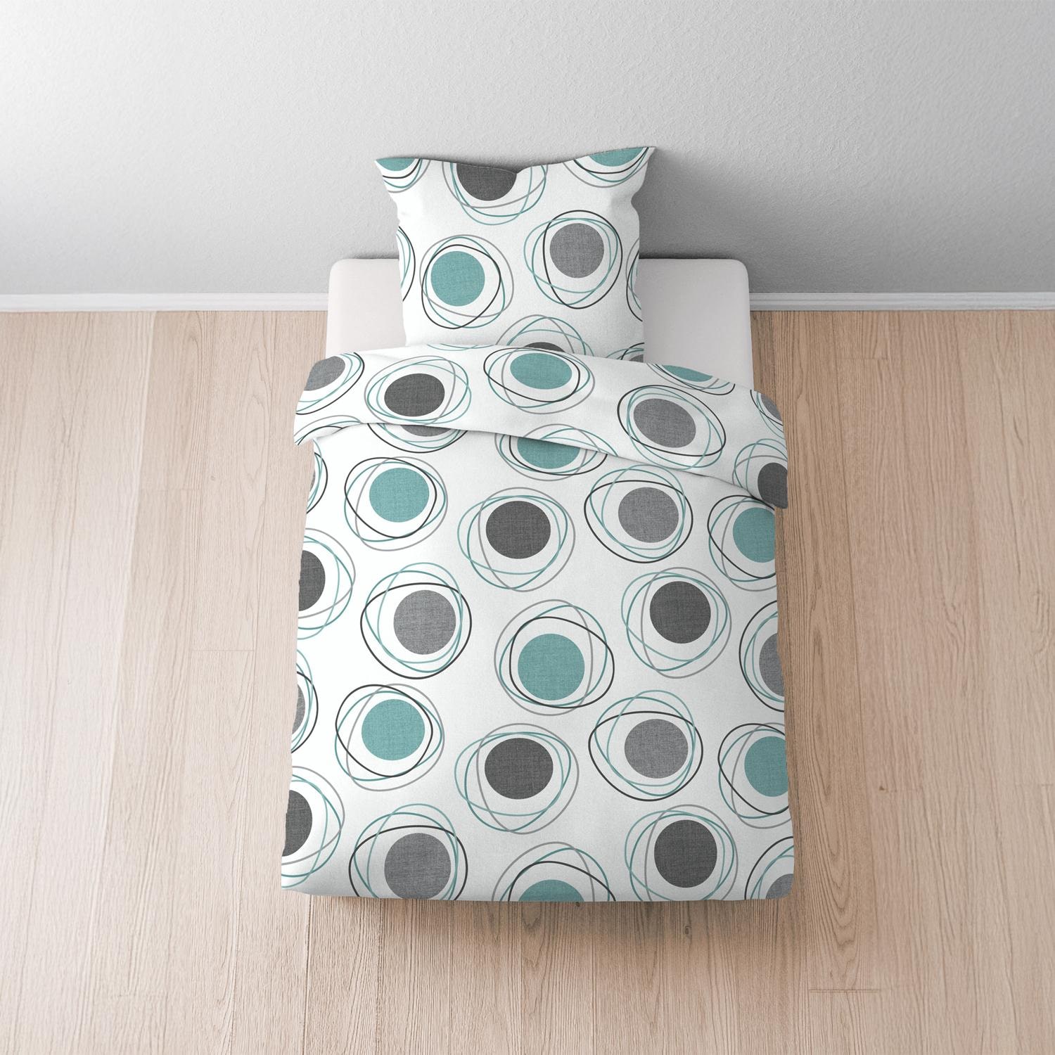 Double pack Castell Polycotton Renforcé bed linen 155 x 220 cm + 80 x 80 cm