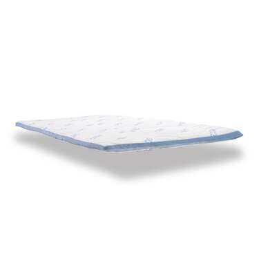 Koldskumstoppe CloudComfort Cool 140 x 200 cm H2/H3, højde 7 cm, fasthedsniveau H2/H3, 7-zonetoppe med sommer- og vinterside