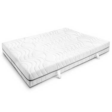 Colchón viscoelástico de 7 zonas Sleezzz Smart 160 x 200 cm, altura 18 cm, nivel de firmeza H3 con espuma con memoria de aire