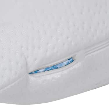 Sleezzz® premium gel foam contour and stomach sleeper pillow