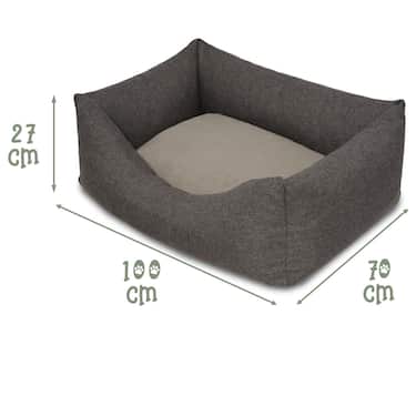 Petzzz koeravoodi Lucky L 100 x 70 x 27 cm koos ortopeedilise sisupatjaga