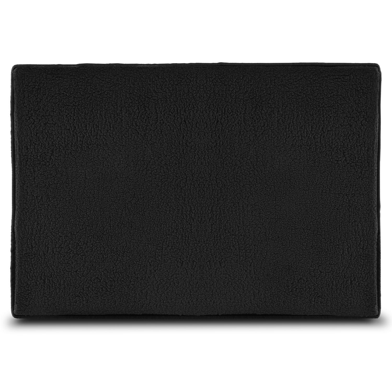 Vista – Cojín ergonómico para perros Petzzz Leo XL 120 x 75 x 10 cm negro